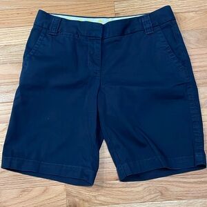 J Crew EUC navy shorts.